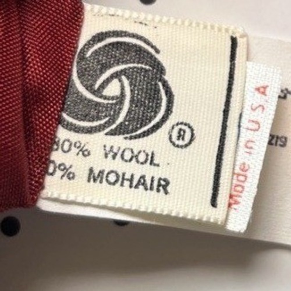 Vintage Jh Collectibles Petites Wool Mohair Herringbone Cropped Blazer Usa 4 View 6